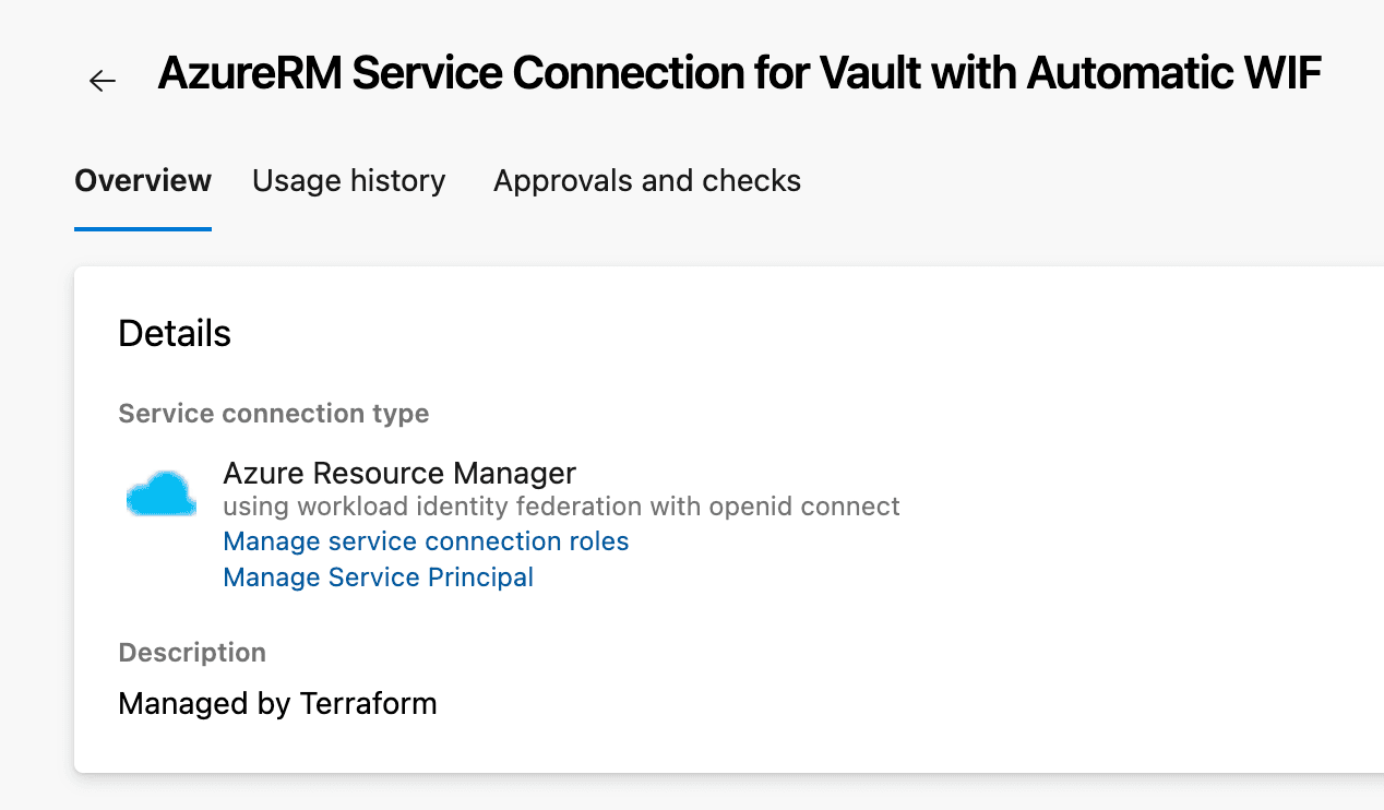 AzureRM service connect