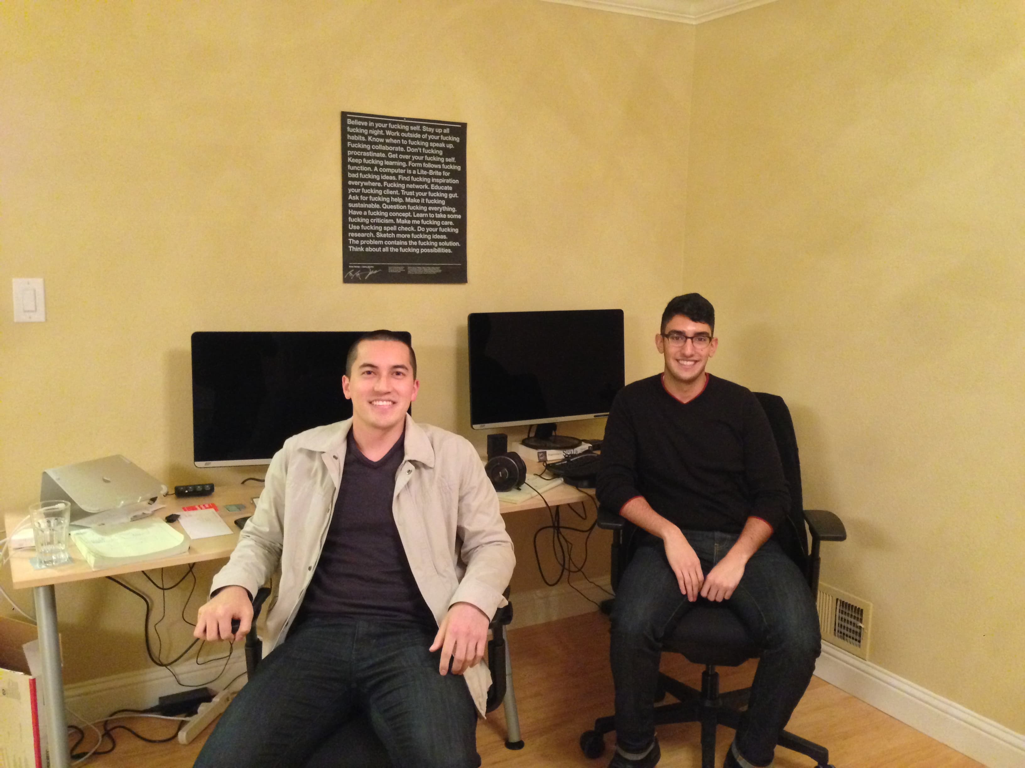 HashiCorp was founded in 2012 by Mitchell Hashimoto and Armon Dadgar. Until 2014, they were the only employees and worked out of the company’s first HQ, Armon’s living room.
