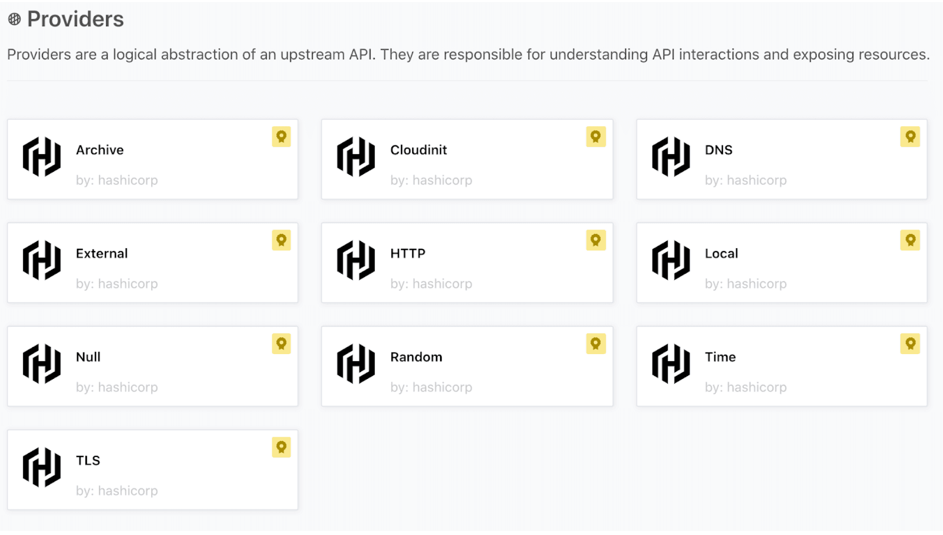 Terraform utility providers