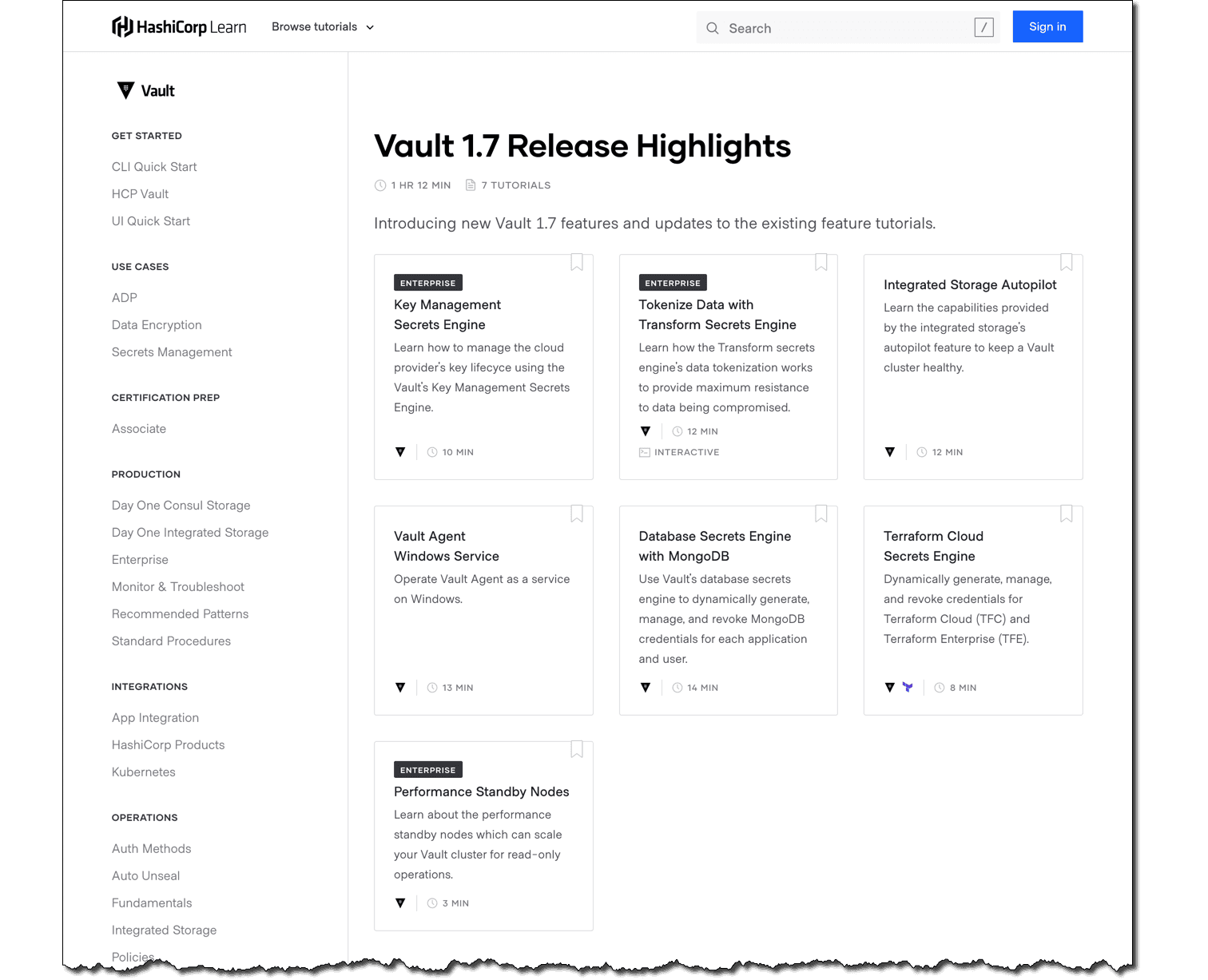 Vault 1.7 Release Highlights