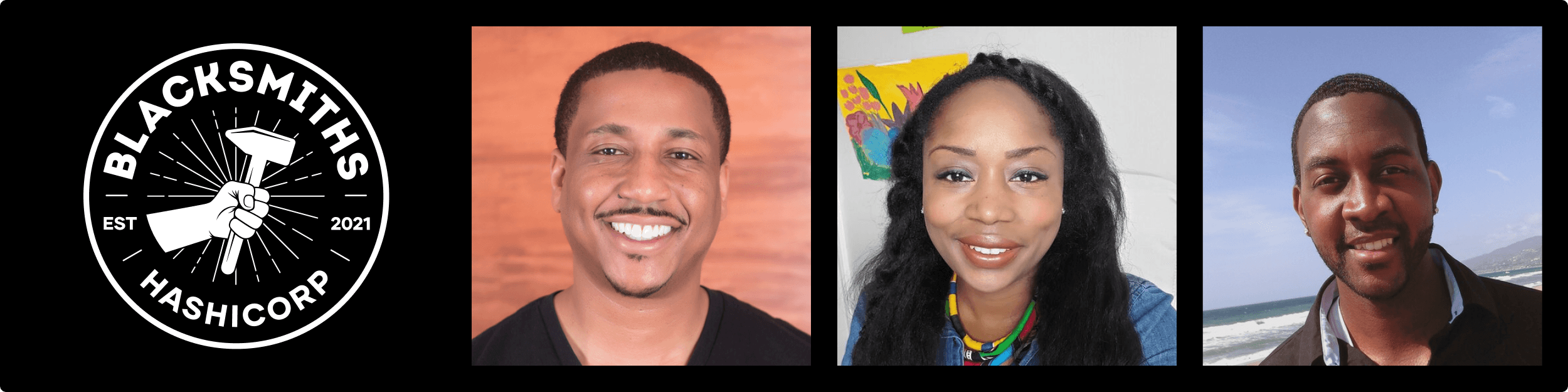 From left to right: Mack Hendricks, Shanae Chapman, and Trevor Powell