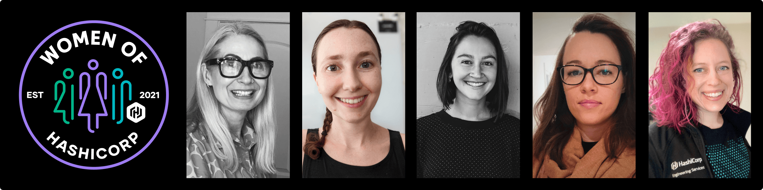 Hope Blaythorne, Laura Haller, Sarah Ramsey, Caroline Paine, Rae Krantz