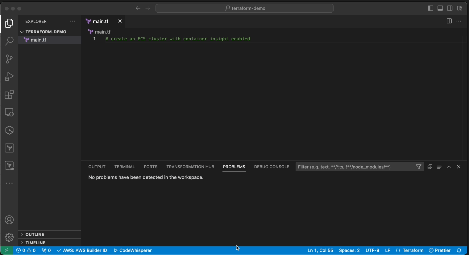 Terraform enhanced editor validation