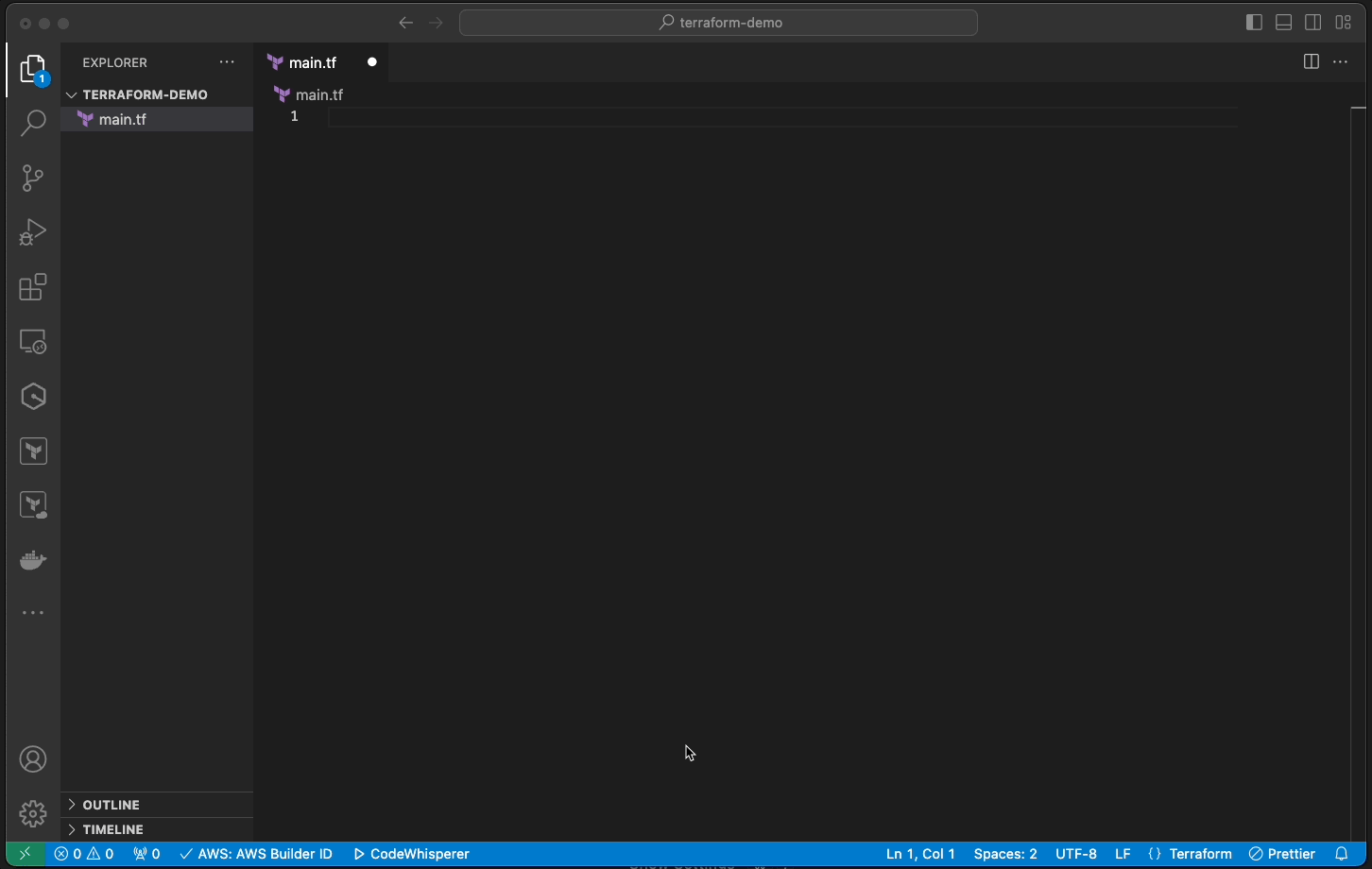 Terraform Cloud EC2 and CodeWhisperer