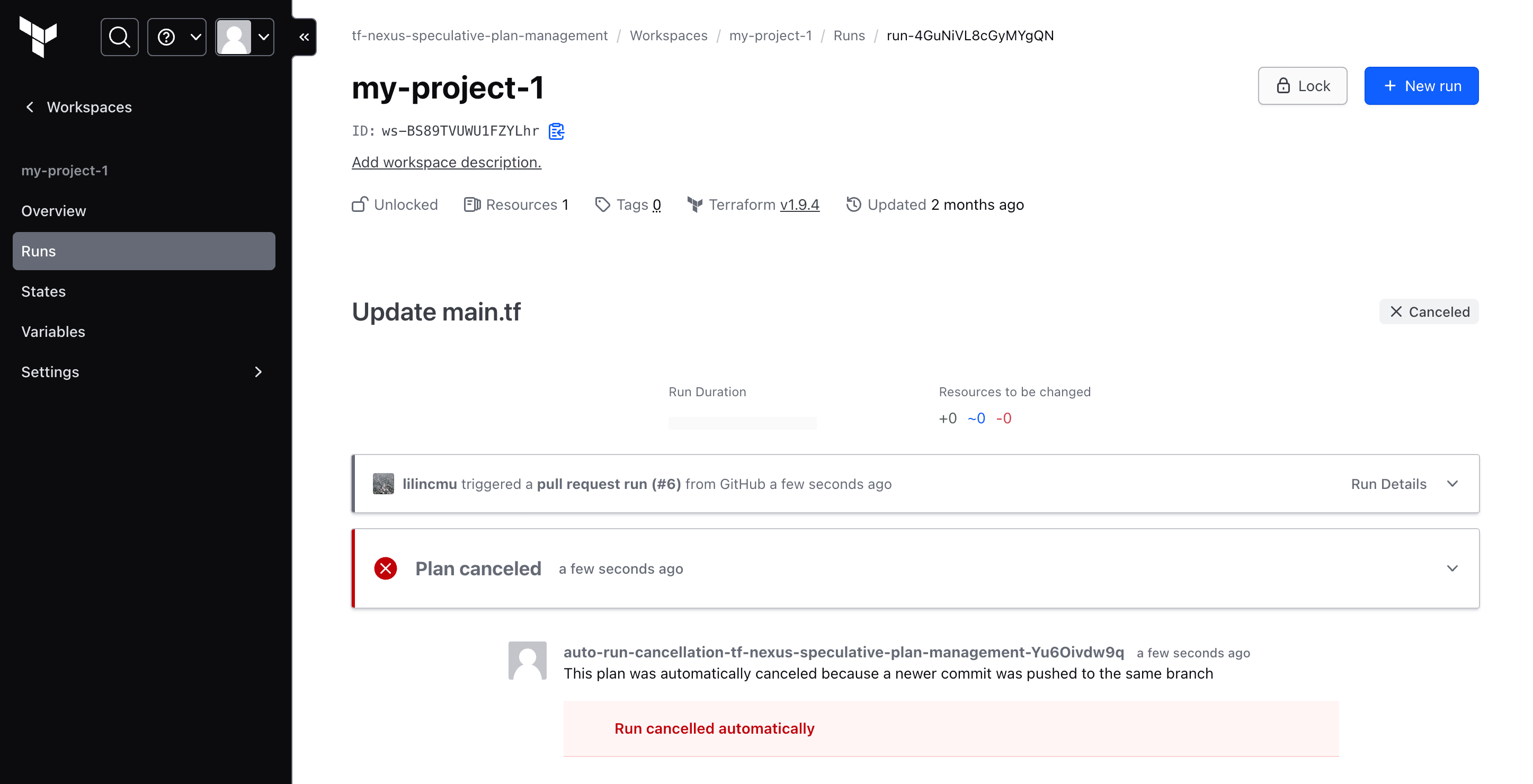 Plan auto-cancellation visibility