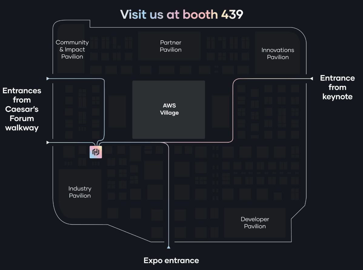 Booth 439 map