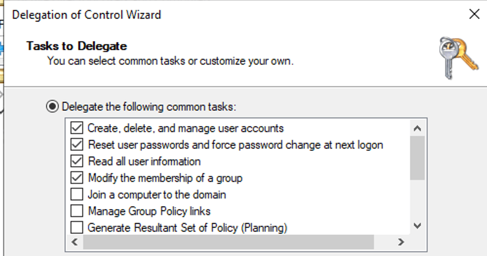 delegate permissions